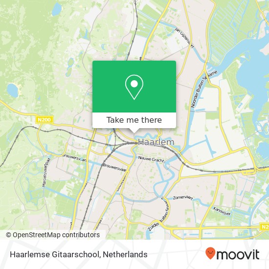 Haarlemse Gitaarschool, Ostadestraat 1 map