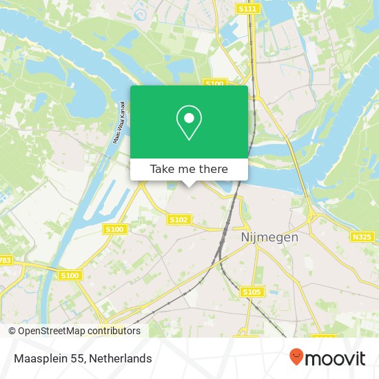 Maasplein 55, 6541 XS Nijmegen map