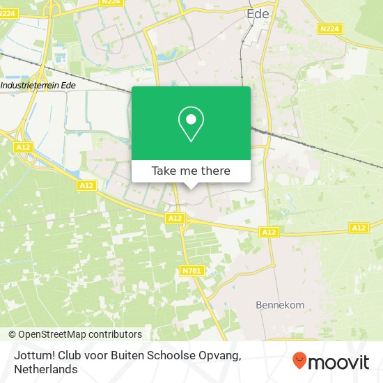 Jottum! Club voor Buiten Schoolse Opvang, Mondriaanstraat 18 map