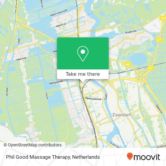 Phil Good Massage Therapy, Terschellingstraat Karte