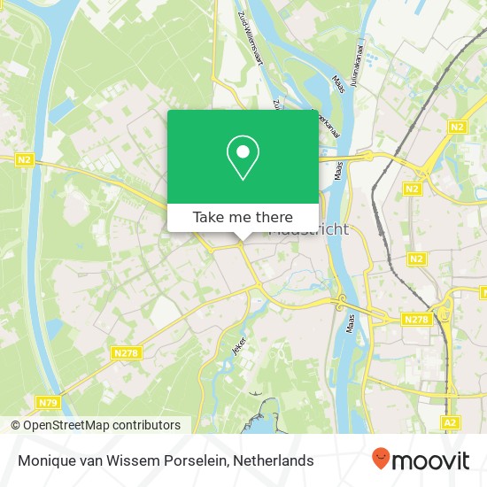 Monique van Wissem Porselein, Koningin Emmaplein 1 map