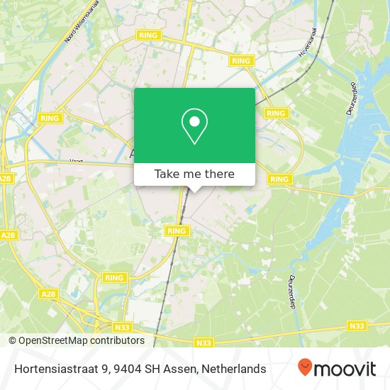 Hortensiastraat 9, 9404 SH Assen map