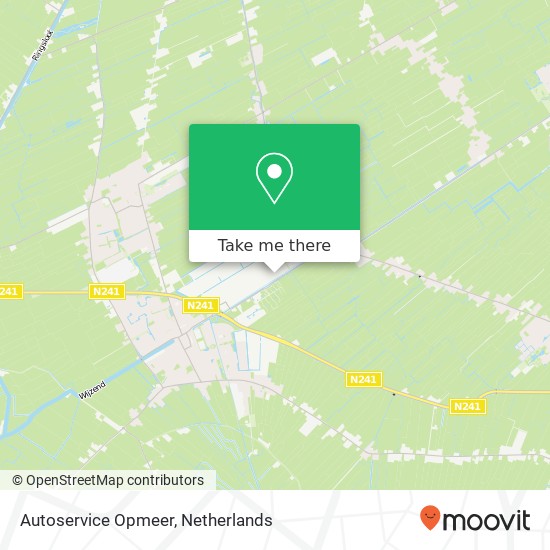 Autoservice Opmeer map