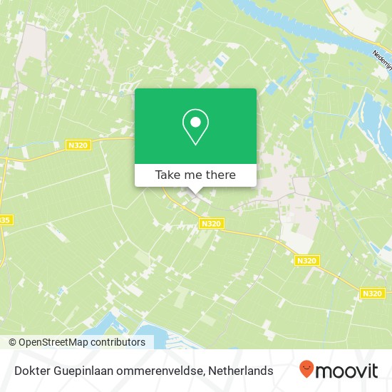 Dokter Guepinlaan ommerenveldse, 4032 NH Ommeren map