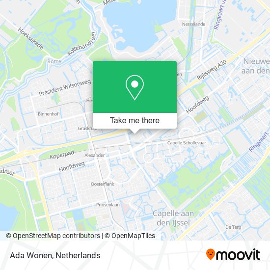 Ada Wonen map