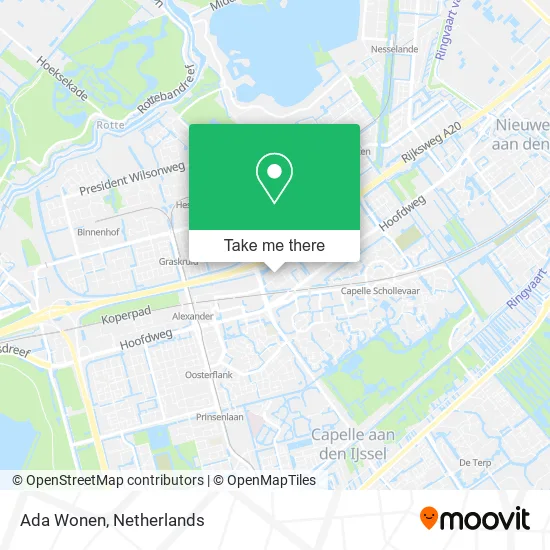 Ada Wonen map