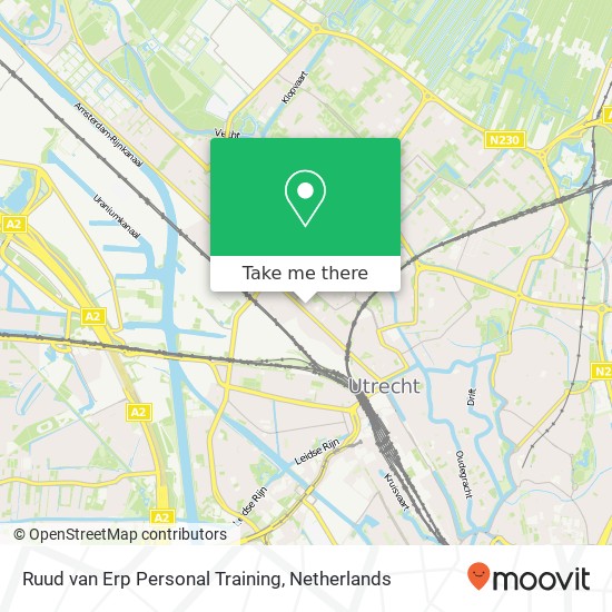 Ruud van Erp Personal Training, Ondiep-Zuidzijde 6 map