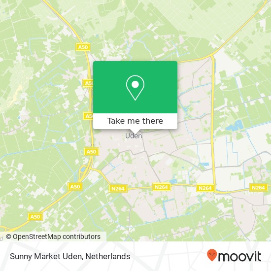 Sunny Market Uden map