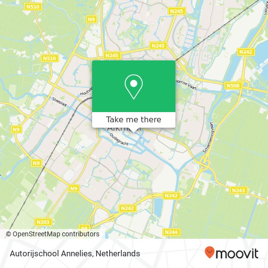 Autorijschool Annelies, Sint Annastraat 4 map