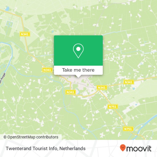 Twenterand Tourist Info map