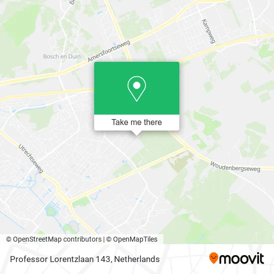 Professor Lorentzlaan 143 map
