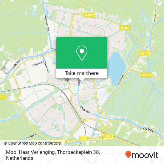 Mooi Haar Verlenging, Thorbeckeplein 38 map