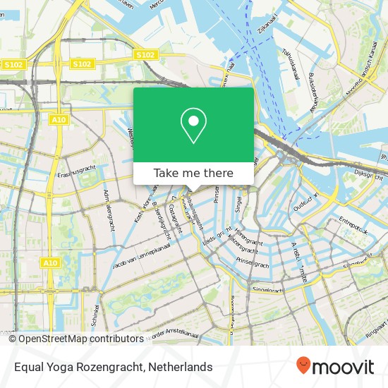 Equal Yoga Rozengracht, Rozengracht 191 map
