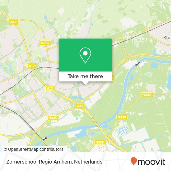 Zomerschool Regio Arnhem, Gruttostraat 10 Karte