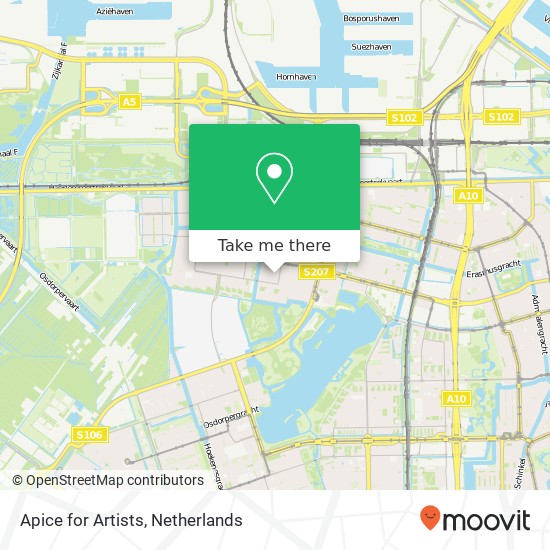 Apice for Artists map