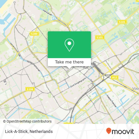 Lick-A-Stick, Grote Halstraat 20 map