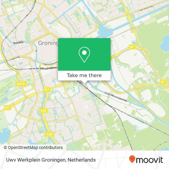 Uwv Werkplein Groningen map