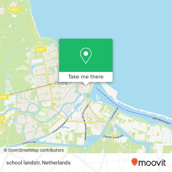 school landstr, 9934 BM Delfzijl map