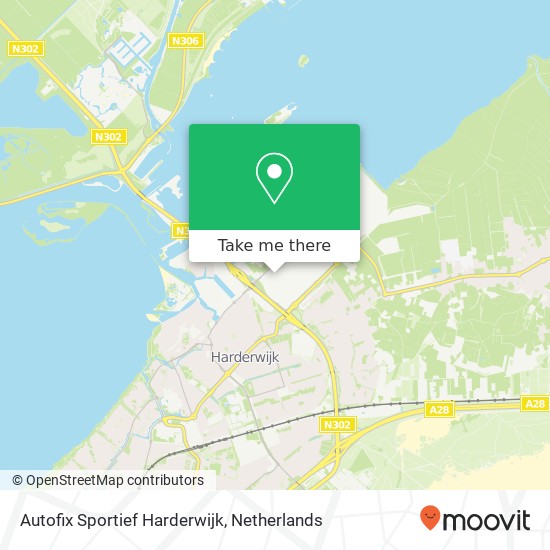 Autofix Sportief Harderwijk, Pascalstraat 4A map