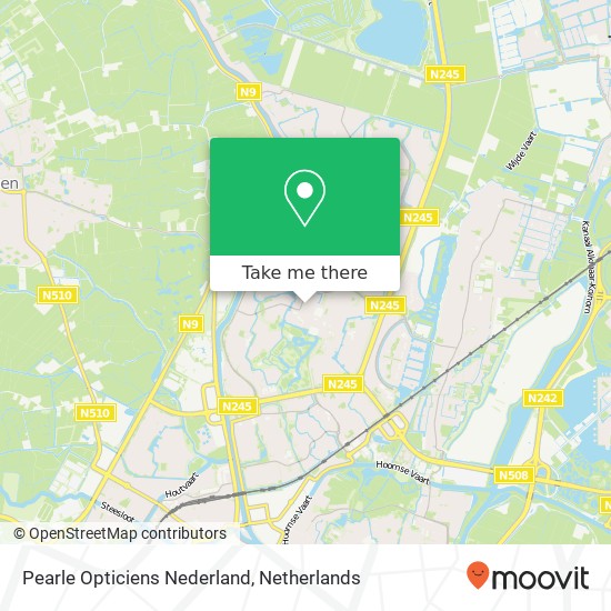 Pearle Opticiens Nederland, Europaboulevard map