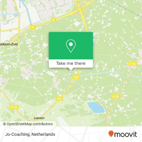 Jo-Coaching, Hanekerweg 15 map