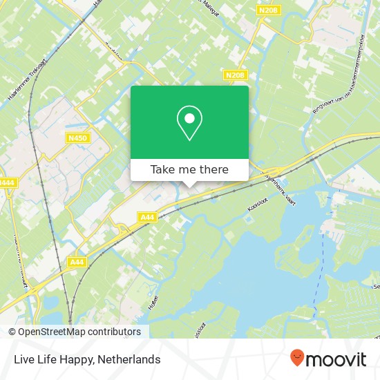 Live Life Happy, Vijfmeiweg 34 map