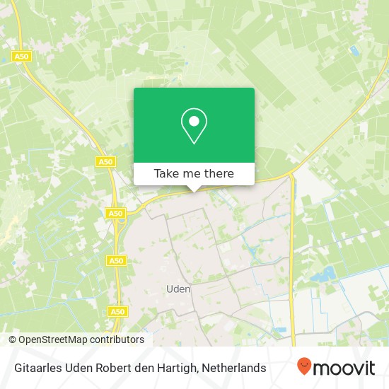 Gitaarles Uden Robert den Hartigh, Basstraat 5 Karte