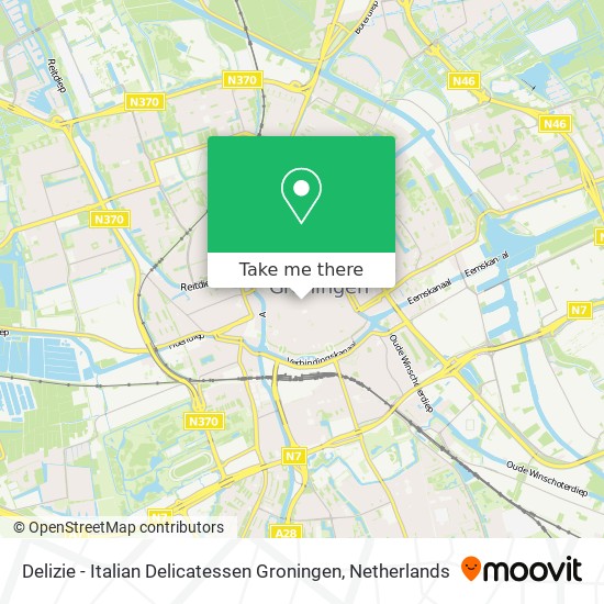 Delizie - Italian Delicatessen Groningen map