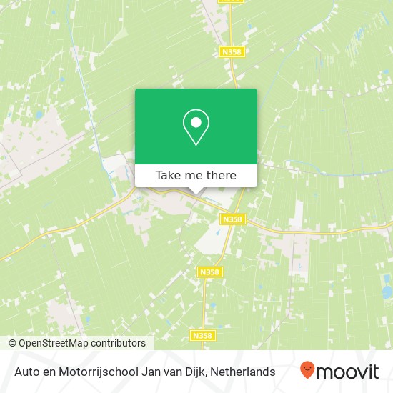 Auto en Motorrijschool Jan van Dijk, Groningerstraat 81 map