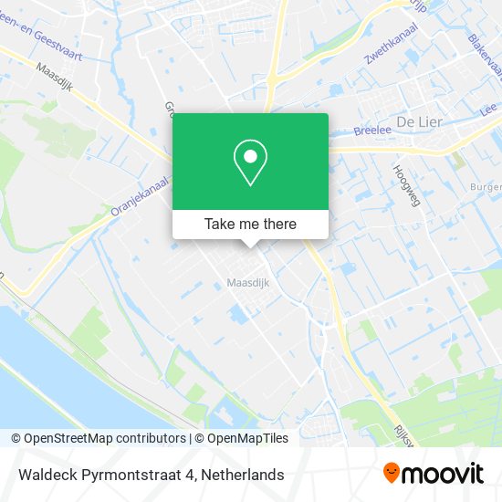 Waldeck Pyrmontstraat 4 map