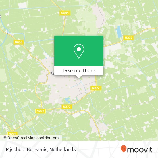 Rijschool Belevenis, Ripskant 31 map