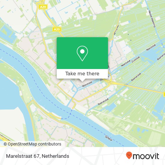 Marelstraat 67, 3142 CD Maassluis map