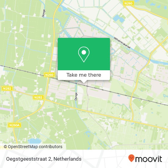 Oegstgeeststraat 2, 5045 Tilburg map