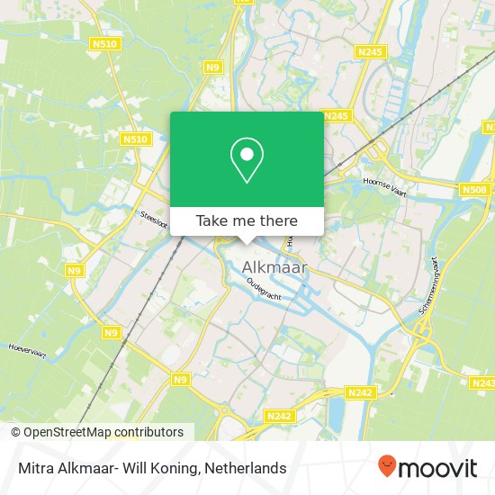 Mitra Alkmaar- Will Koning, Paardenmarkt 2 map