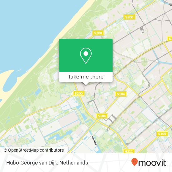 Hubo George van Dijk, Arnold Spoelplein 98 map