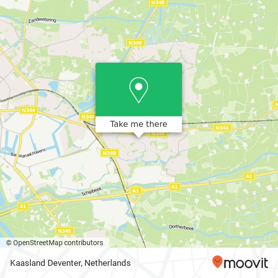 Kaasland Deventer, Flora 119 Karte
