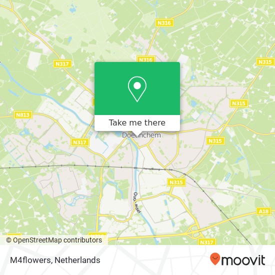 M4flowers, Waterstraat 8 map