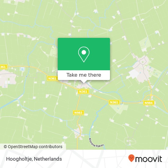 Hoogholtje, Mernaweg 55A Karte