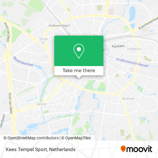 Kees Tempel Sport map