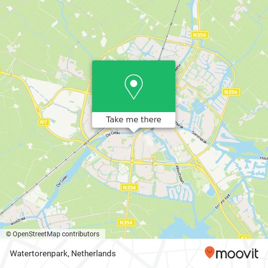 Watertorenpark, 8608 Sneek map