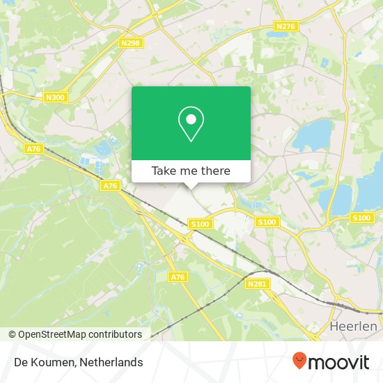 De Koumen, 6433 KJ Hoensbroek map