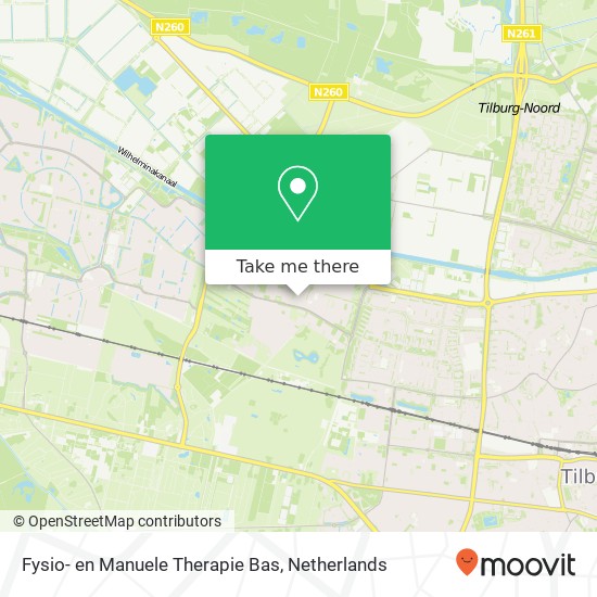 Fysio- en Manuele Therapie Bas, Dragonstraat 25 map