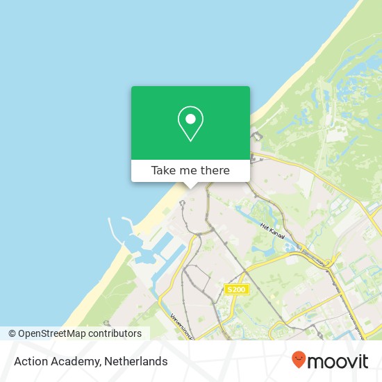 Action Academy, Strand Noord map