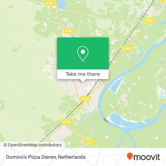 Domino's Pizza Dieren, Callunaplein 42 map