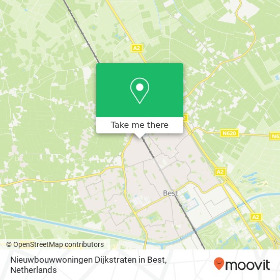 Nieuwbouwwoningen Dijkstraten in Best, Kloofbeitel 2 map