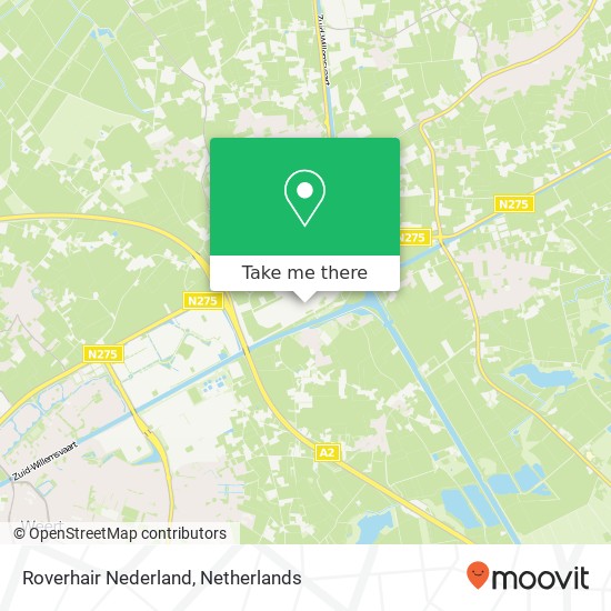 Roverhair Nederland, Pannenweg 315 map