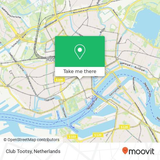 Club Tootsy map