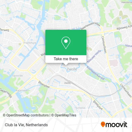 Club la Vie map