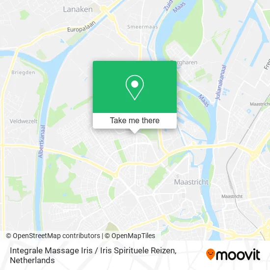 Integrale Massage Iris / Iris Spirituele Reizen map
