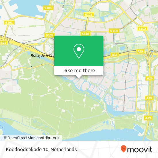 Koedoodsekade 10, 3162 PD Rhoon map